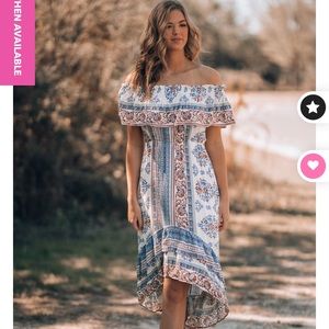 Vitamin Sea Print Maxi Dress Southern Alternative